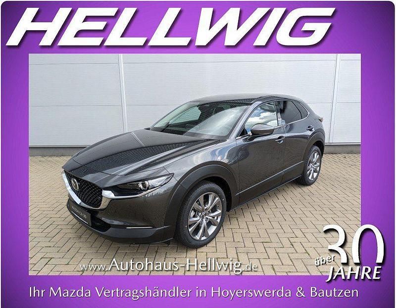 Machine grey metallic Neu 2025 Mazda CX-30 Exclusive-Line SUV | 27.780 € - Bild 1/4