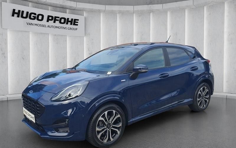 Blau Gebraucht 2022 Ford Puma Gen-E ST-Line SUV | 18.790 € - Bild 1/4