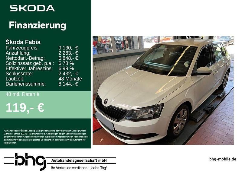 Weiß Gebraucht 2016 Skoda Fabia Cool Edition Limousine | 9.130 € (Etwas zu teuer) - Bild 1/2