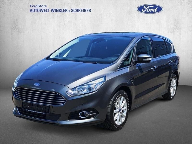 Magneticgrau metallic Gebraucht 2017 Ford S-MAX Titanium Van / Kleinbus | 14.390 € (Guter Preis) - Bild 1/4
