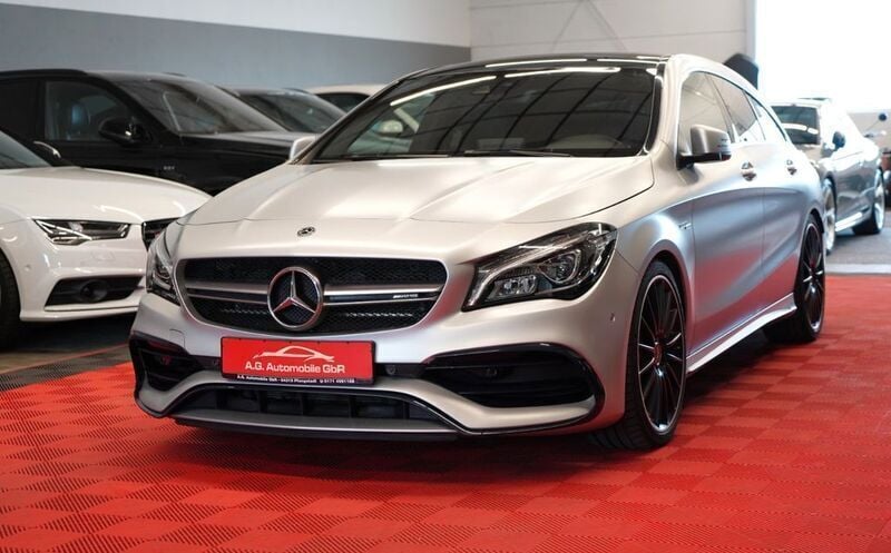 Grau Gebraucht 2018 Mercedes CLA45 AMG Shooting Brake AMG Kombi | 26.950 € (Guter Preis) - Bild 1/4