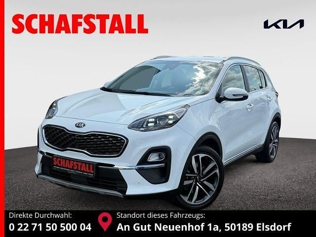 Weiss ((hw2) deluxeweiss met.) Gebraucht 2021 Kia Sportage 3 SUV | 21.979 € (Fairer Preis) - Bild 1/3
