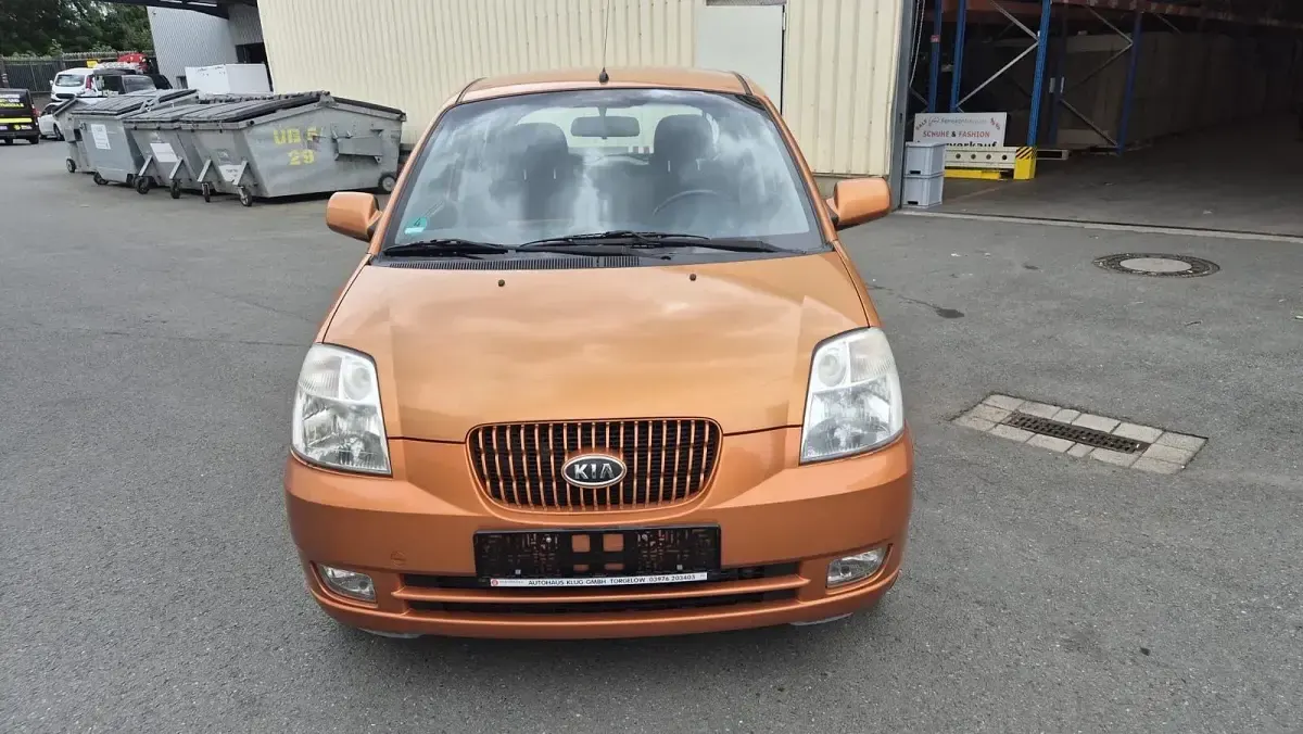 Gebraucht Kia Picanto EX 65 PS (47 kW) 2006 Orange Kleinwagen