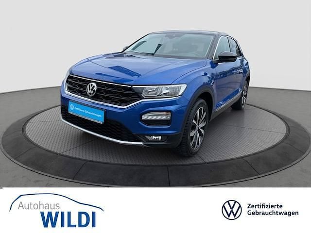 Blau Gebraucht 2020 VW T-Roc Style SUV | 18.290 € (Guter Preis) - Bild 1/3