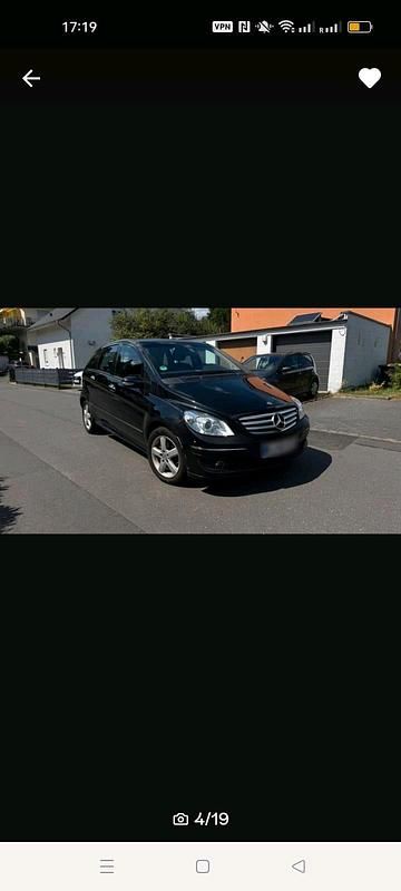 Gebraucht Mercedes B150 95 PS (69 kW) 2007 Schwarz Van / Kleinbus