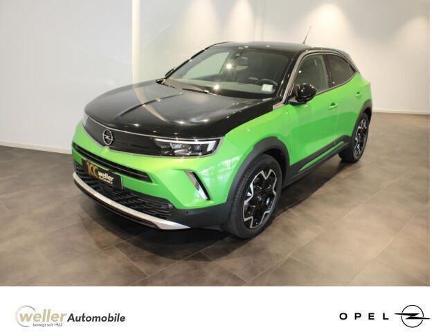 Metalli (gruen Gebraucht 2021 Opel Mokka-e Ultimate SUV | 17.830 € (Fairer Preis) - Bild 1/4