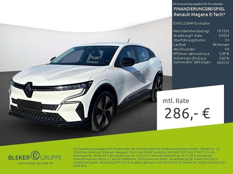 Second-hand Renault Megane E-Tech Evolution 160 kW (218 CP) 2022 Alb Berlinǎ