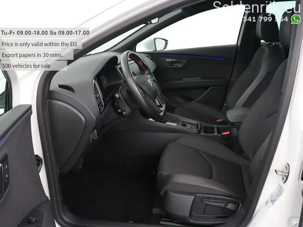 Usata Seat Leon FR 150 CV (110 kW) 2018 Bianco Berlina