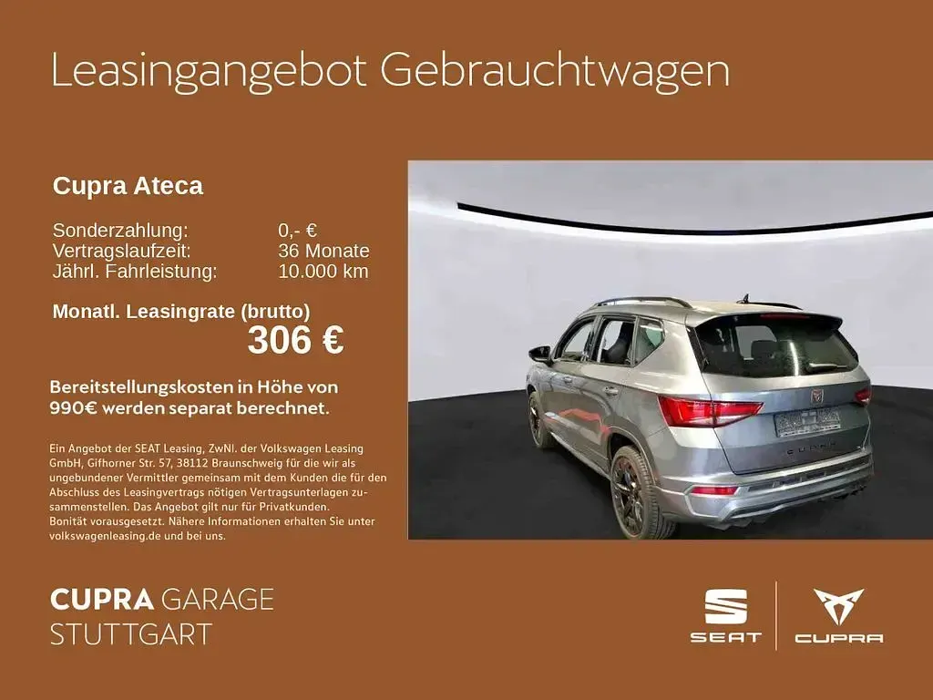 Gebraucht Cupra Ateca 190 PS (139 kW) 2024 Grau SUV