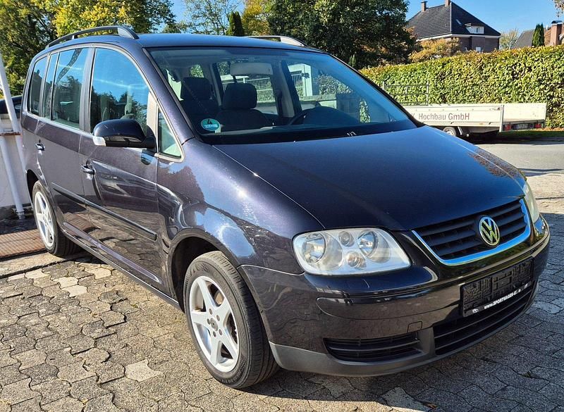 Gebraucht VW Touran 105 PS (77 kW) 2007 Schwarz Van / Kleinbus