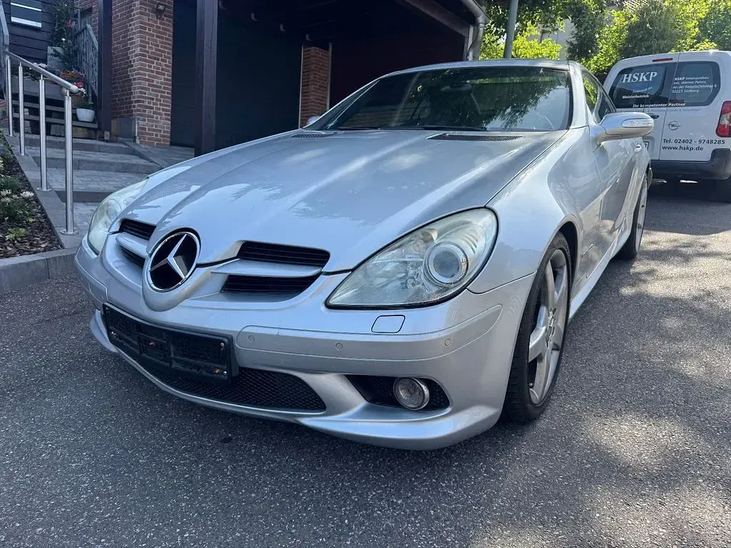Gebraucht Mercedes SLK200 AMG 163 PS (119 kW) 2004 Silber Cabrio