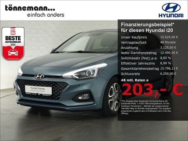 Aqua sparkling Gebraucht 2019 Hyundai i20 Style Kleinwagen | 15.624 € (Fairer Preis) - Bild 1/4