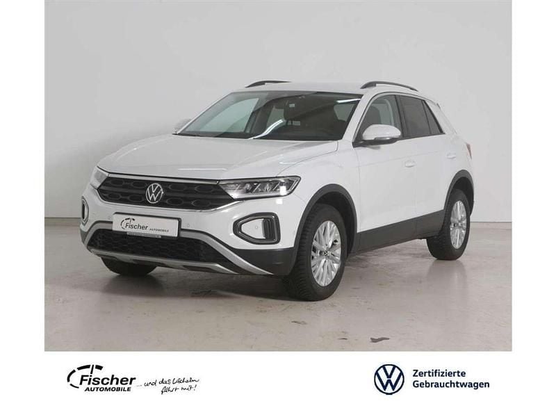 Weiss Gebraucht 2024 VW T-Roc Life SUV | 20.940 € (Guter Preis) - Bild 1/3