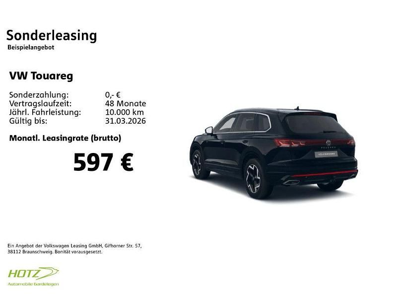 Gebraucht VW Touareg R-line 231 PS (169 kW) 2025 Grenadillschwarz metallic SUV