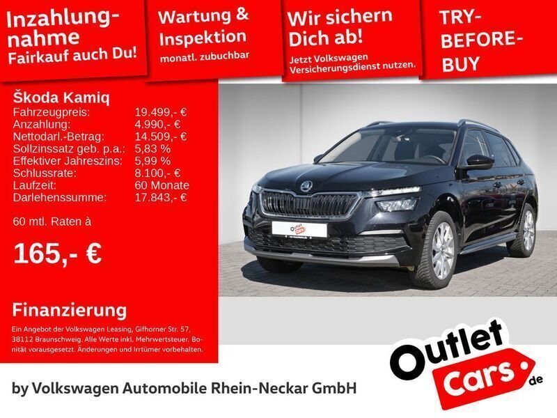 Schwarzmagic perleffekt Gebraucht 2022 Skoda Kamiq Style SUV | 20.292 € (Guter Preis) - Bild 1/2