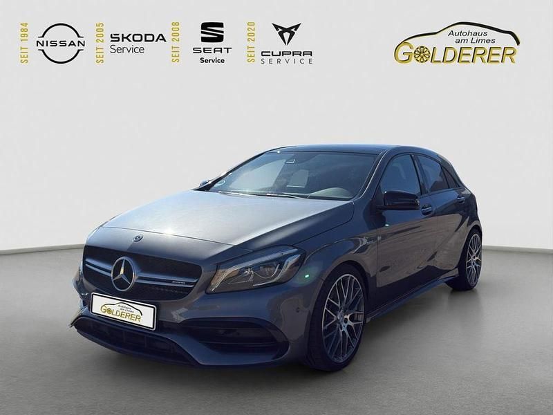 Grau Gebraucht 2018 Mercedes A45 AMG AMG Limousine | 27.930 € (Fairer Preis) - Bild 1/4