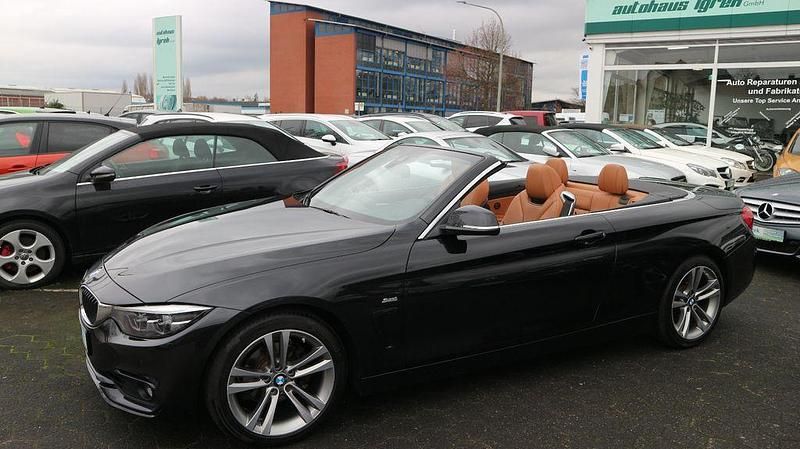 Gebraucht BMW 420 Cabriolet Sport Line 184 PS (135 kW) 2018 Saphirschwarz Cabrio