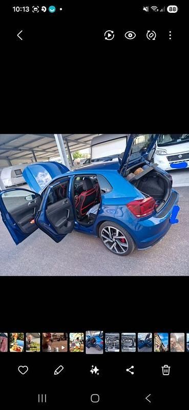 Blau Gebraucht 2019 VW Polo GTI Kleinwagen | 16.900 € (Guter Preis) - Bild 1/4