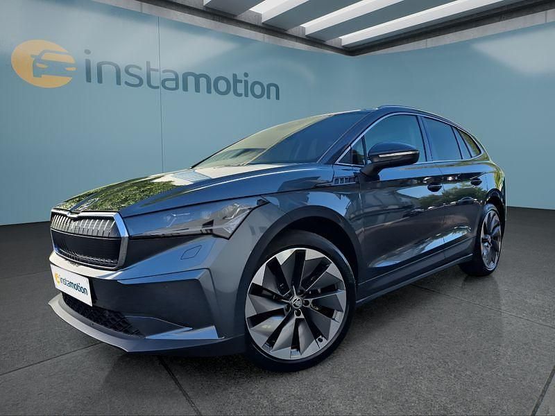 Grau Gebraucht 2021 Skoda Enyaq iV SUV | 30.349 € (Teuer) - Bild 1/4