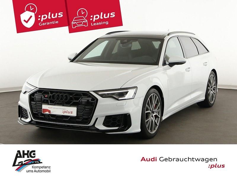 Gletscherweiß metallic Gebraucht 2024 Audi S6 Ambiente Kombi | 68.456 € (Fairer Preis) - Bild 1/4