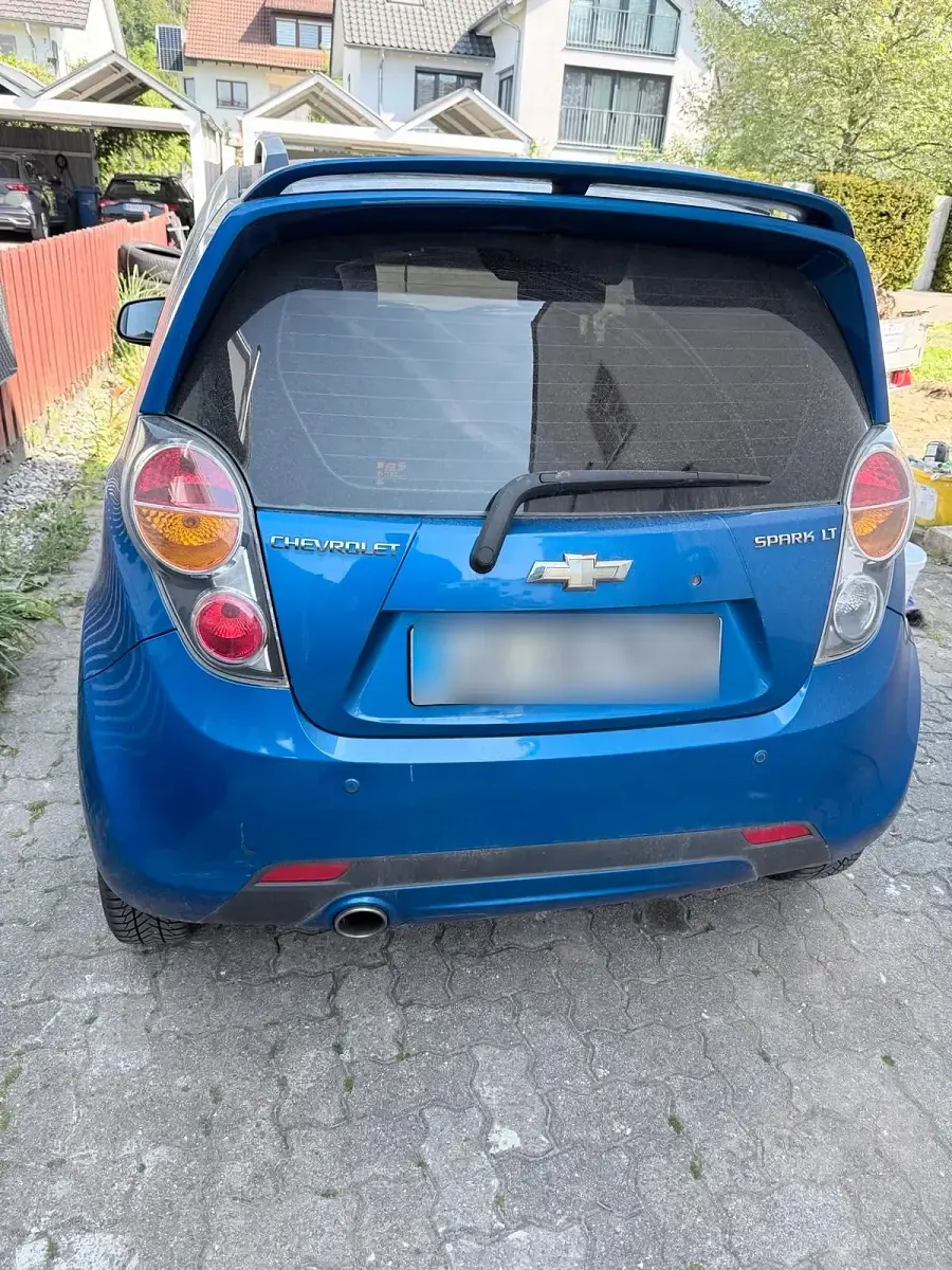 Gebraucht Chevrolet Spark LT 82 PS (60 kW) 2012 Blau Kleinwagen