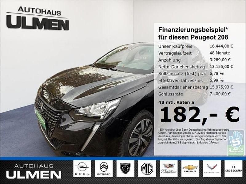 Schwarz Gebraucht 2023 Peugeot 208 Active Kleinwagen | 16.444 € (Fairer Preis) - Bild 1/4