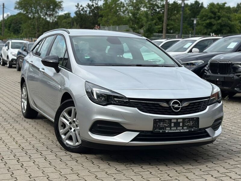 Silber Gebraucht 2022 Opel Astra Edition Kombi | 13.950 € (Superpreis) - Bild 1/4