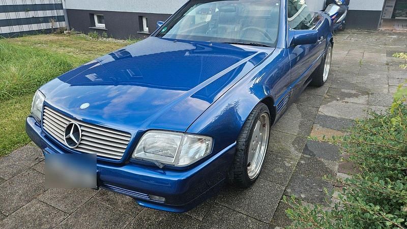 Blau Gebraucht 1994 Mercedes SL280 Cabrio | 13.990 € - Bild 1/4