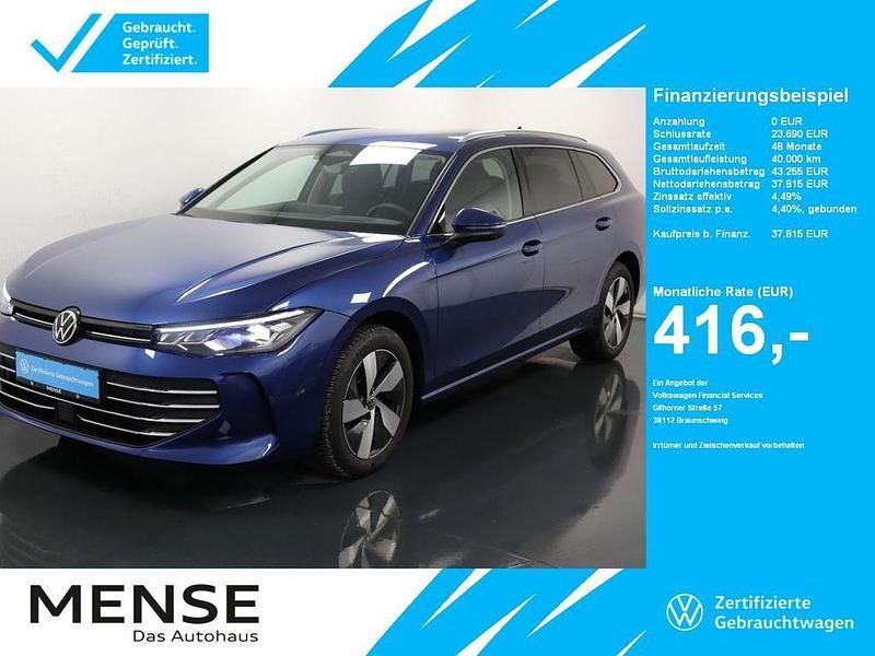 Reef blue Gebraucht 2024 VW Passat Business Kombi | 37.815 € (Superpreis) - Bild 1/4