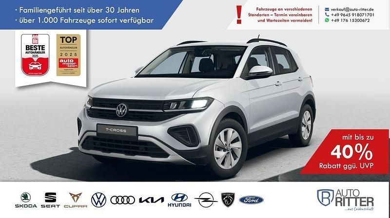 Silber Neu 2025 VW T-Cross Life SUV | 26.190 € (Superpreis) - Bild 1/4