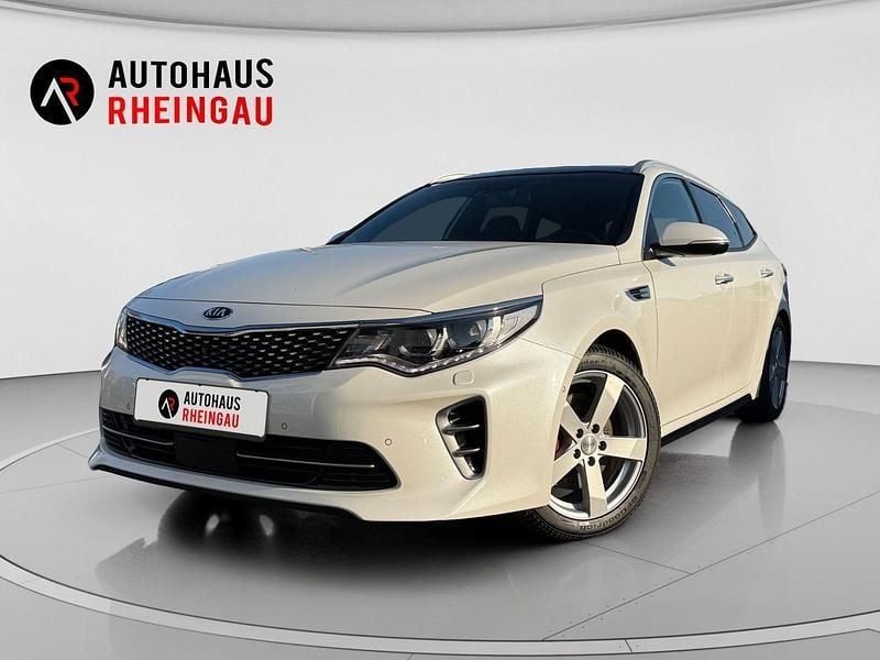 Gebraucht Kia Optima GT 245 PS (180 kW) 2017 (swp) snow white pearl Kombi