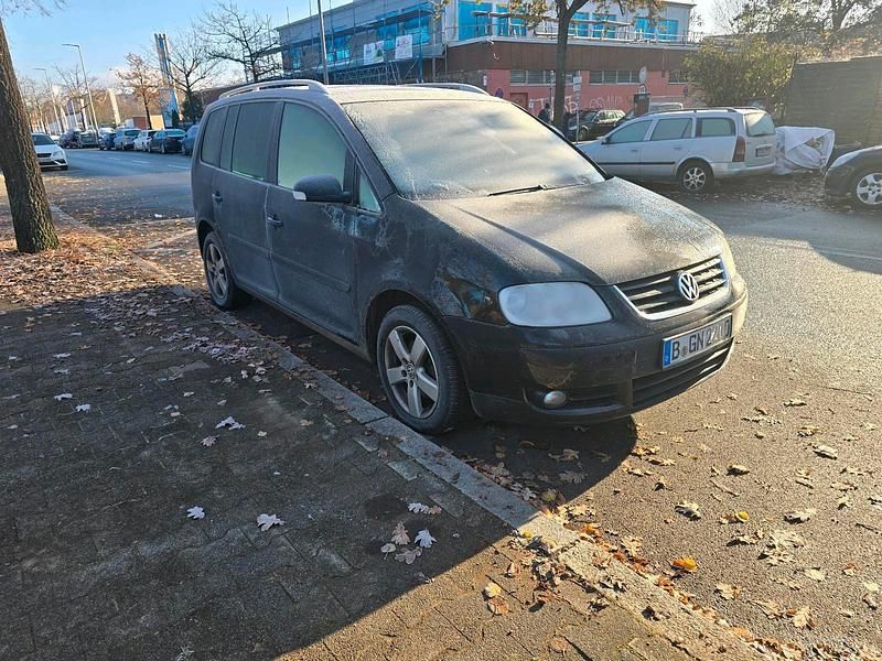 Schwarz Gebraucht 2006 VW Touran Van / Kleinbus | 1.150 € (Superpreis) - Bild 1/4
