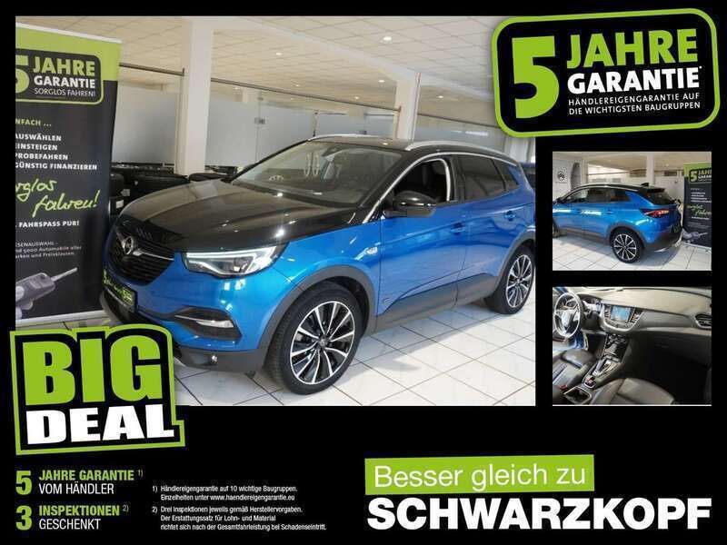Topas blau Gebraucht 2021 Opel Grandland X SUV | 22.340 € (Guter Preis) - Bild 1/4