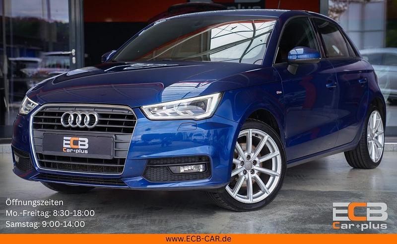 Blau Gebraucht 2015 Audi A1 Sportback S-Line Kleinwagen | 12.890 € (Fairer Preis) - Bild 1/4