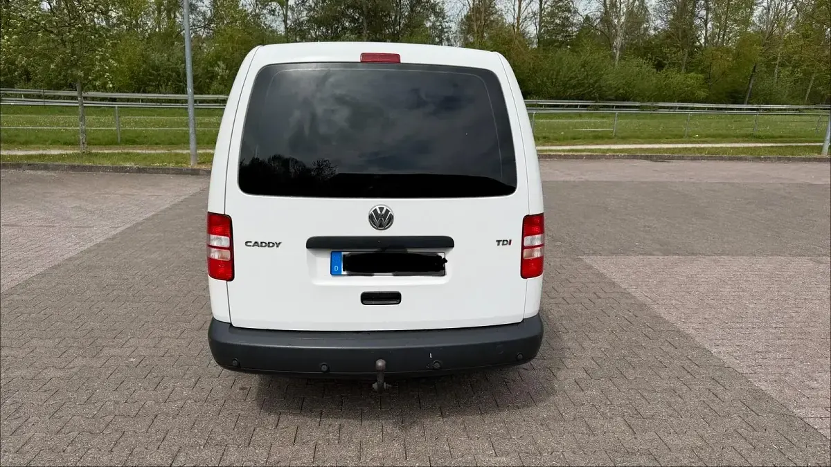 Gebraucht VW Caddy 105 PS (77 kW) 2011 Weiß Van / Kleinbus