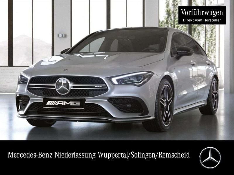 Silber Gebraucht 2023 Mercedes CLA35 AMG AMG Limousine | 43.890 € (Superpreis) - Bild 1/4