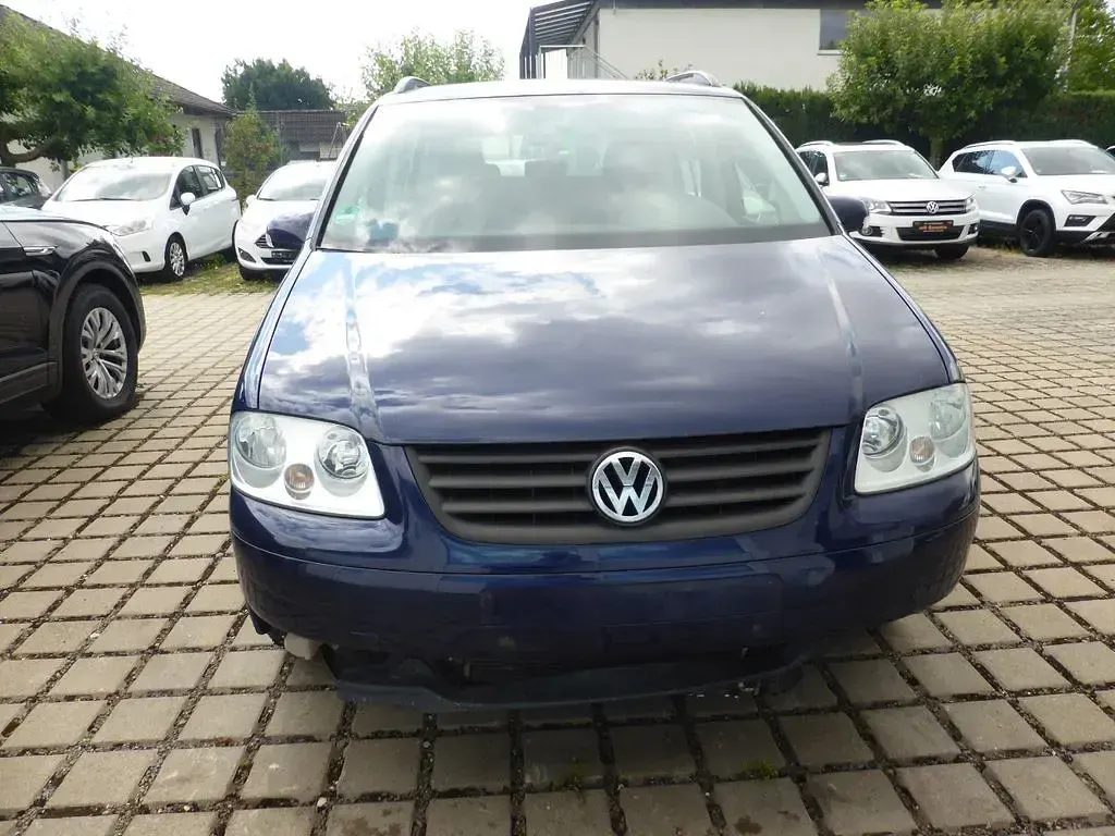 Gebraucht VW Touran Conceptline 105 PS (77 kW) 2006 Blau Van / Kleinbus