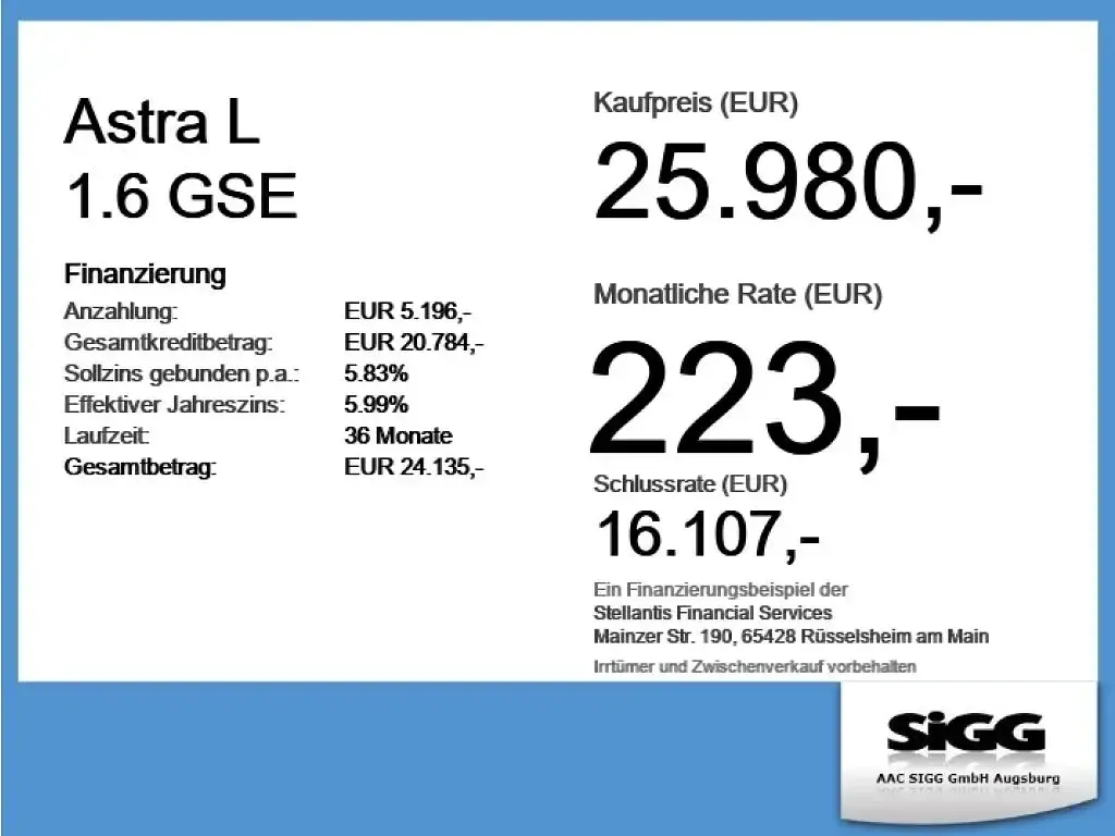 Gebraucht Opel Astra GSe 224 PS (164 kW) 2023 Jade weiss Kleinwagen