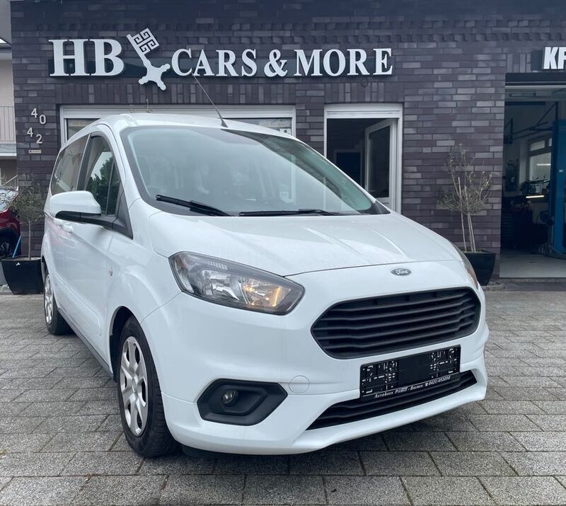 Weiß Gebraucht 2020 Ford Tourneo Courier Trend Van / Kleinbus | 14.500 € (Fairer Preis) - Bild 1/4