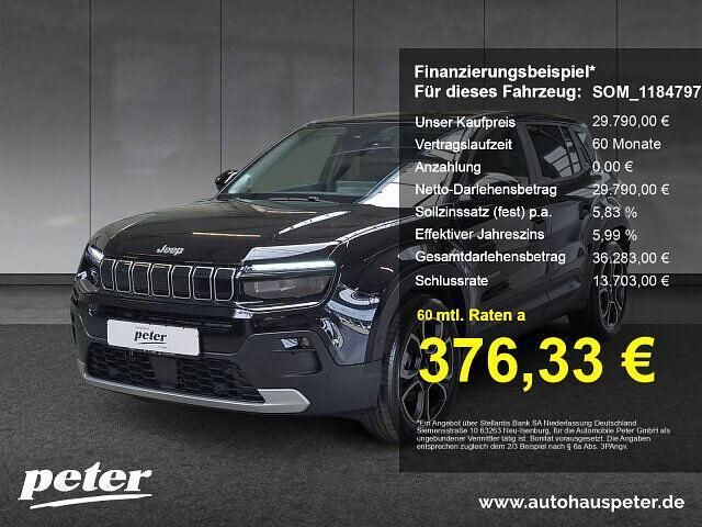 Volcano black Neu 2025 Jeep Avenger Summit SUV | 29.790 € (Teuer) - Bild 1/4