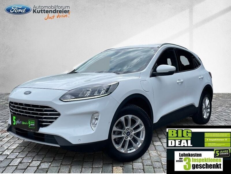 Frostweiß Gebraucht 2022 Ford Kuga Titanium SUV | 23.240 € (Superpreis) - Bild 1/4