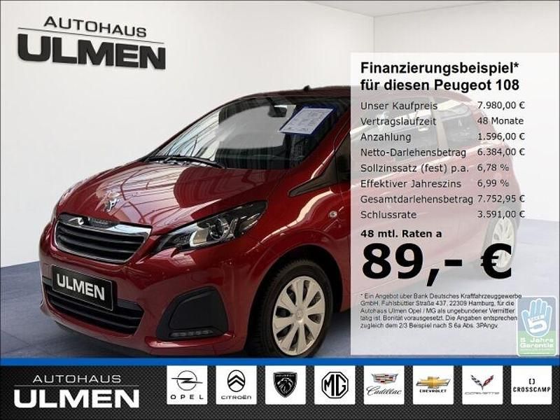 Gebraucht Peugeot 108 Active 72 PS (52 kW) 2021 Rot Kleinwagen