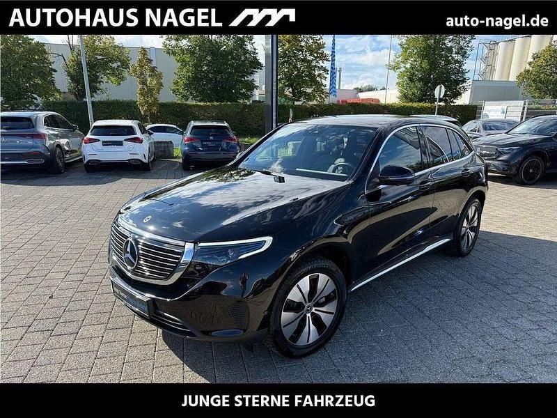 Lack obsidianschwarz (metallic) Gebraucht 2022 Mercedes EQC400 Electric Art SUV | 33.989 € (Superpreis) - Bild 1/4