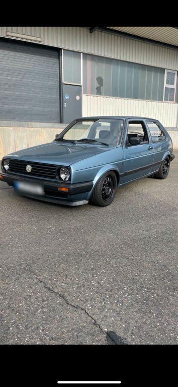 Blau Gebraucht 1990 VW Golf II Kleinwagen | 4.200 € - Bild 1/4
