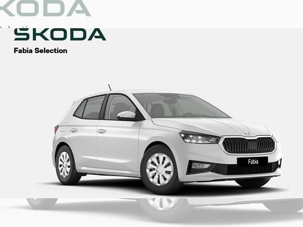 Neu Skoda Fabia Selection 80 PS (58 kW) 2025 Weiß Kleinwagen