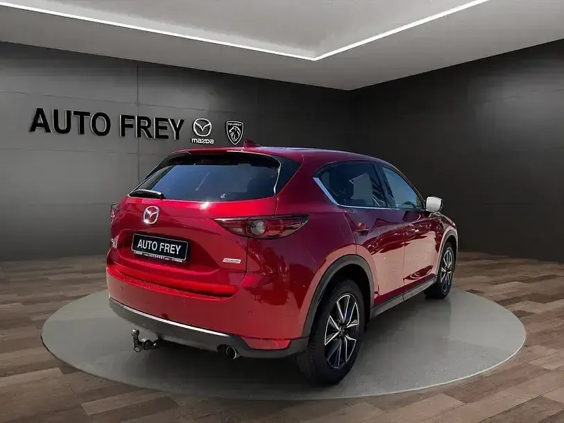 Gebraucht Mazda CX-5 Sports-Line 184 PS (135 kW) 2018 Magmarot metallic SUV