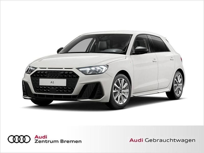 Cortinaweiß Gebraucht 2025 Audi A1 Sportback S-Line Kleinwagen | 28.280 € (Teuer) - Bild 1/4