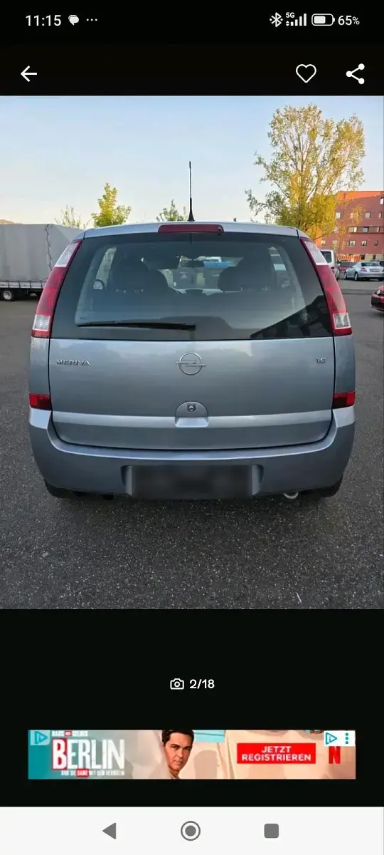 Gebraucht Opel Meriva 110 PS (80 kW) 2006 Blau Van / Kleinbus