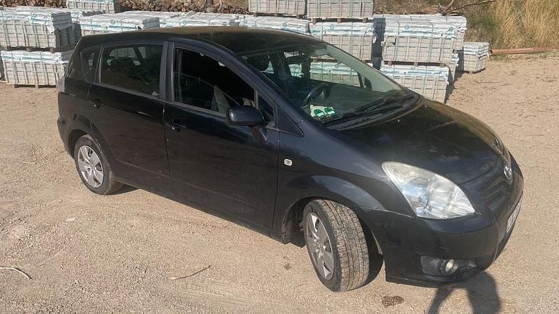 Schwarz Gebraucht 2008 Toyota Corolla Verso Edition Van / Kleinbus | 1.800 € (Superpreis) - Bild 1/4