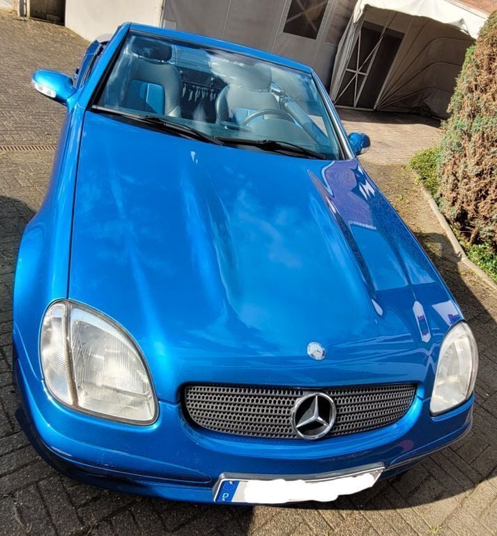 Blau Gebraucht 2002 Mercedes SLK230 Cabrio | 6.500 € (Fairer Preis) - Bild 1/4